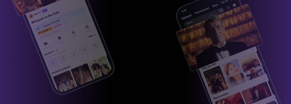Featured content visual